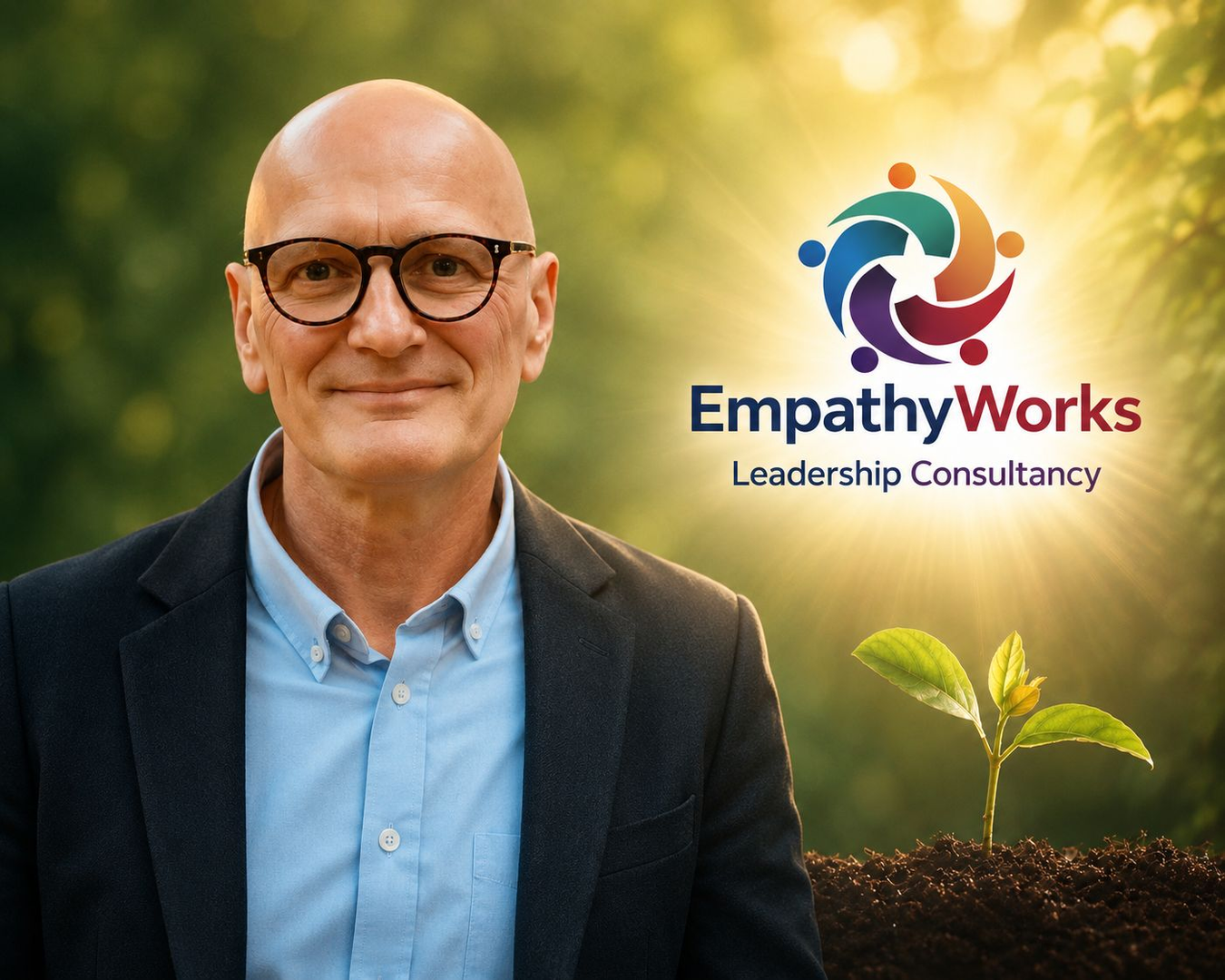Neil Lavis, Senior Consultant, with EmpathyWorks branding
