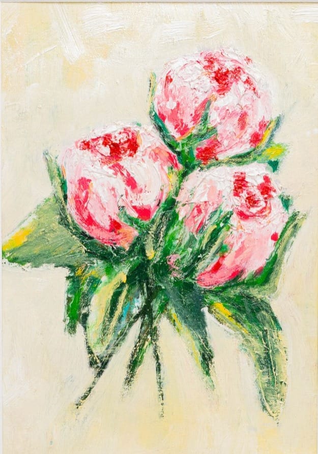 Peonies flower