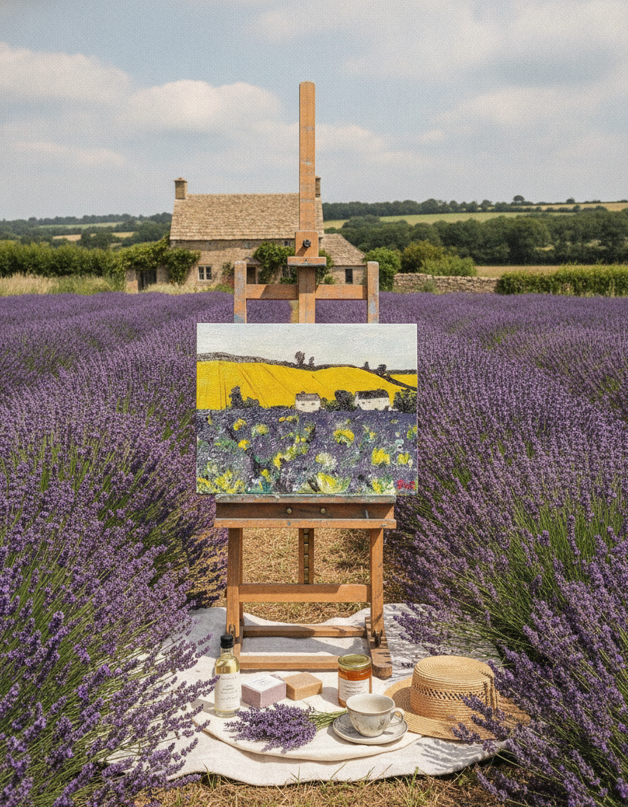 Gotswold lavender garden